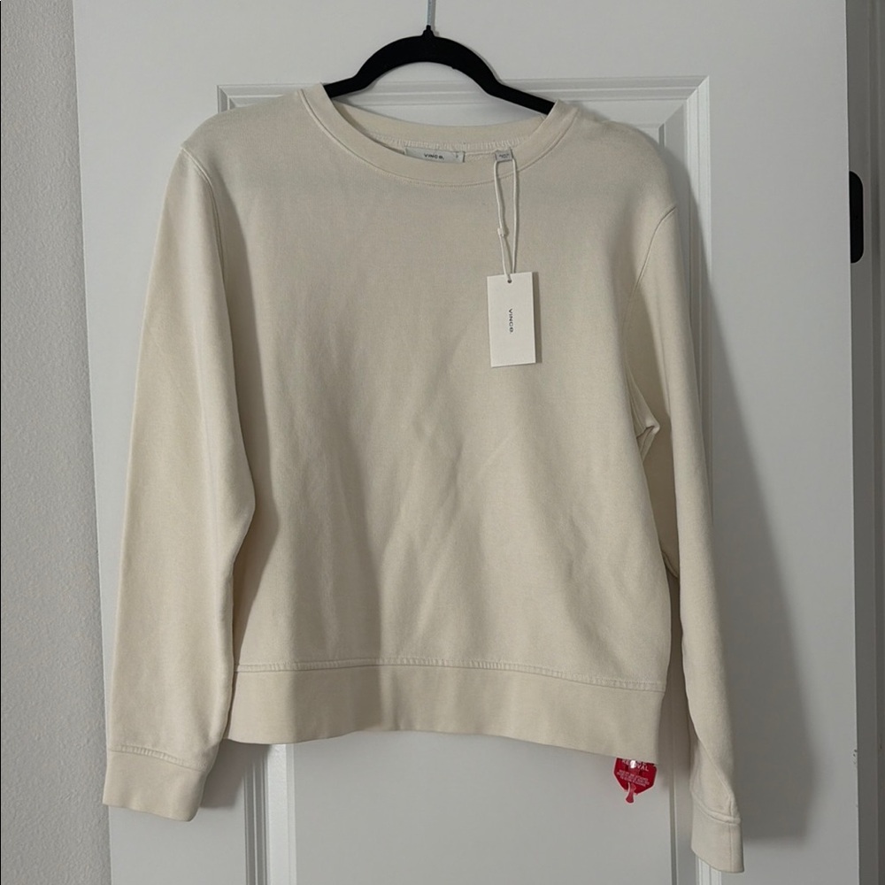 Vince Off-White Crewneck Sweatshirt